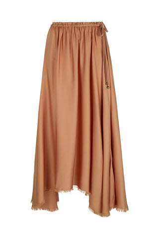 Poison Peach Maxi Skirt