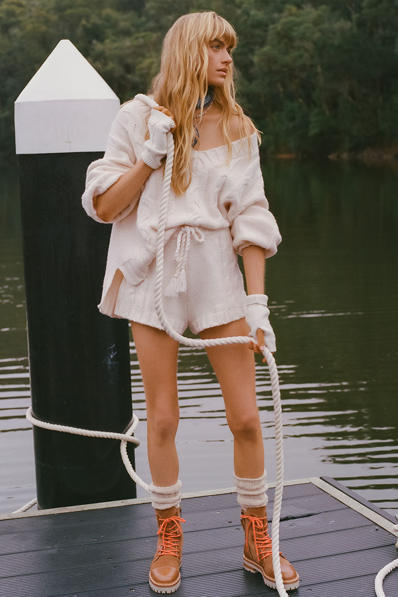 Cosy Campfire Knit Short
