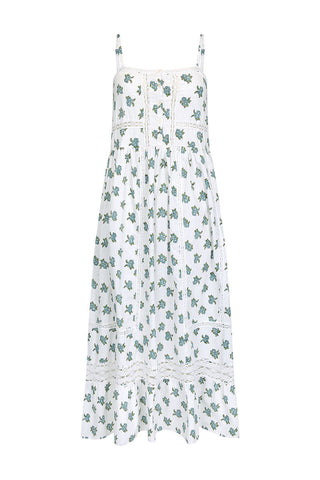 Fable Block Printed Strappy Sundress
