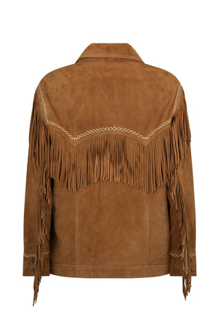 Fearless Heart Suede Fringe Jacket