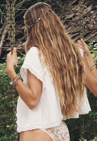 Young At Heart Crop Blouse
